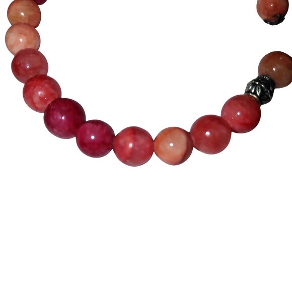 Watermelon canteloupe color stretch bracelet - Picture 2 of 3